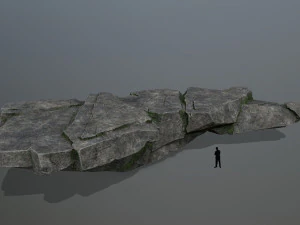 Cliff rocks 3D Model
