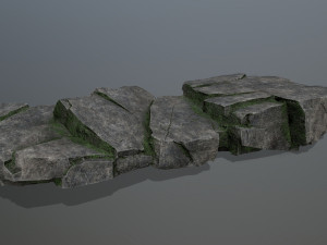 Cliff rocks 3D 模型