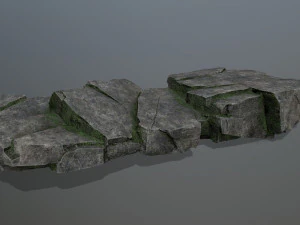 Cliff rocks 3D Model