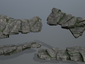 Cliff rocks 3D 模型
