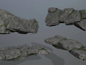 Cliff rocks 3D Model