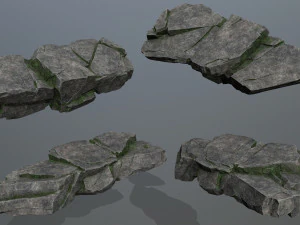 Cliff rocks 3D Model