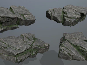 Cliff rocks 3D Model