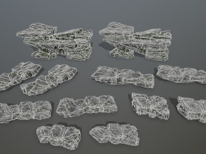 Cliff rocks 3D 模型