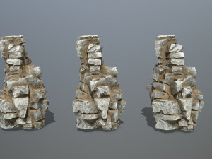 Desert rocks 3D मॉडल