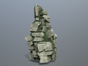 Cliff rocks 3D Model
