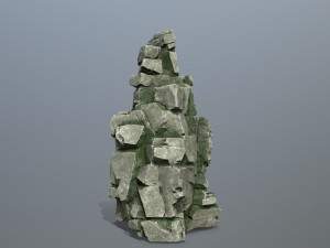 Cliff rocks 3D Model