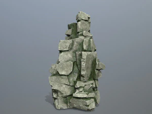 Cliff rocks 3D Model