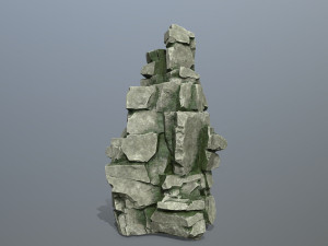 Cliff rocks 3D Model