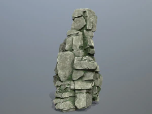 Cliff rocks 3D Model