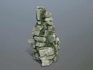 Cliff rocks 3D Model