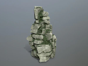 Cliff rocks 3D Model