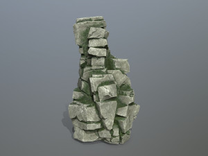 Cliff rocks 3D Model