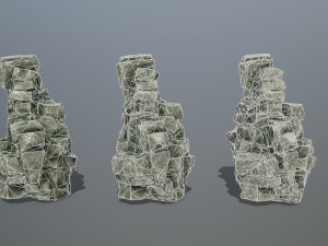 Cliff rocks 3D Model