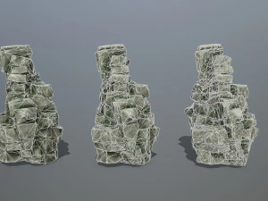 Cliff rocks 3D Model
