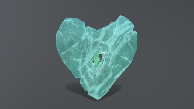 Broken Heart 3D Model .c4d .max .obj .3ds .fbx .stl .blend 