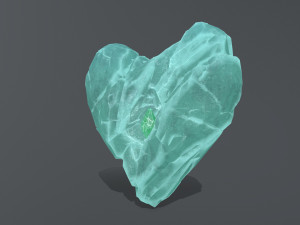Broken Heart 3D Model