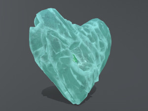 Broken Heart 3D Model