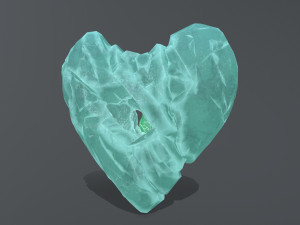 Broken Heart 3D Model