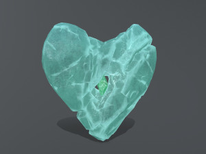 Broken Heart 3D Model