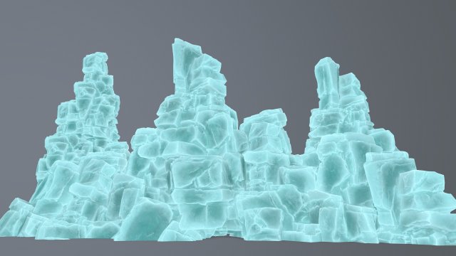 Ice rocks Modèle 3D .c4d .max .obj .3ds .fbx .stl .blend 
