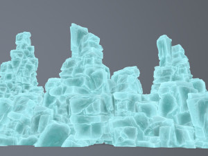 Ice rocks 3D Model