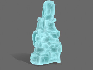 Ice rocks Modèle 3D