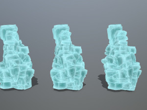 Ice rocks Modèle 3D