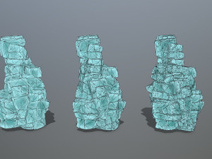 Ice rocks Modèle 3D