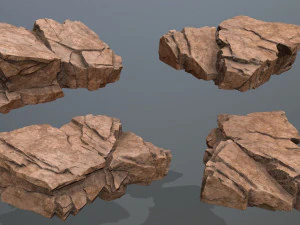 Desert rocks 3D Model