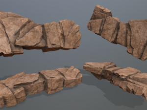 Desert rocks 3D 모델