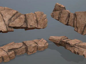 Desert rocks 3D Model