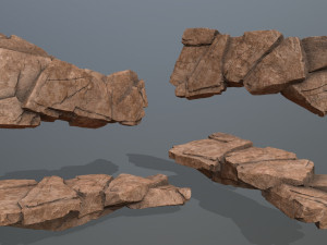 Desert rocks 3D 모델
