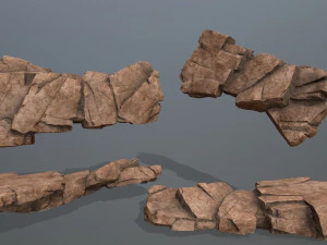 Desert rocks 3D Model