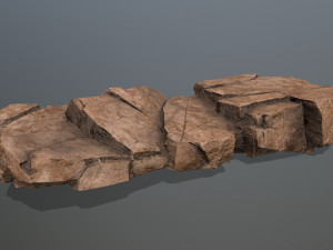 Desert rocks 3D 모델