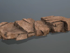 Desert rocks 3D Model