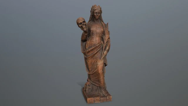 Afrodit Statue 3D Model .c4d .max .obj .3ds .fbx .stl .blend 