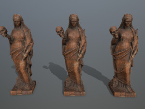 Afrodit Statue 3D Model