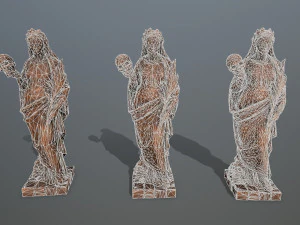 Afrodit Statue 3D Model