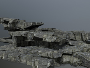 Cliff rocks 3D Model