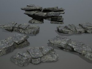 Cliff rocks Modelo 3D