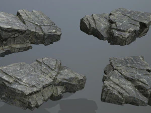 Cliff rocks 3D Model