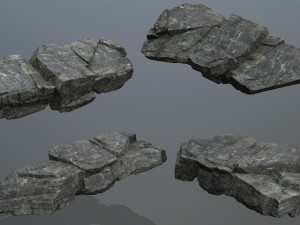 Cliff rocks Modelo 3D