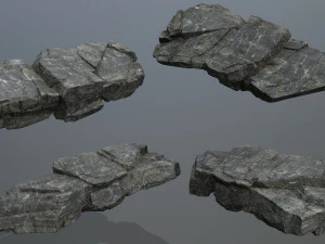 Cliff rocks 3D Model
