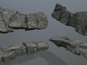 Cliff rocks Modelo 3D