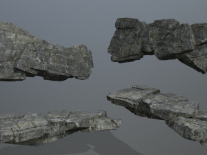 Cliff rocks Modelo 3D