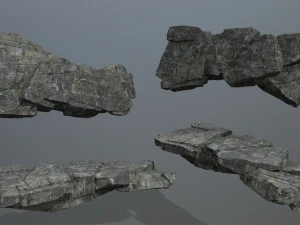 Cliff rocks 3D Model