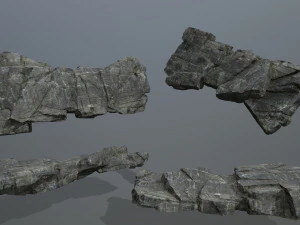 Cliff rocks 3D Model