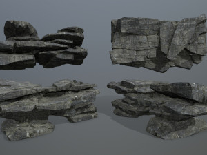 Cliff rocks Modelo 3D