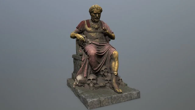 Statue 1 3D Model .c4d .max .obj .3ds .fbx .stl .blend